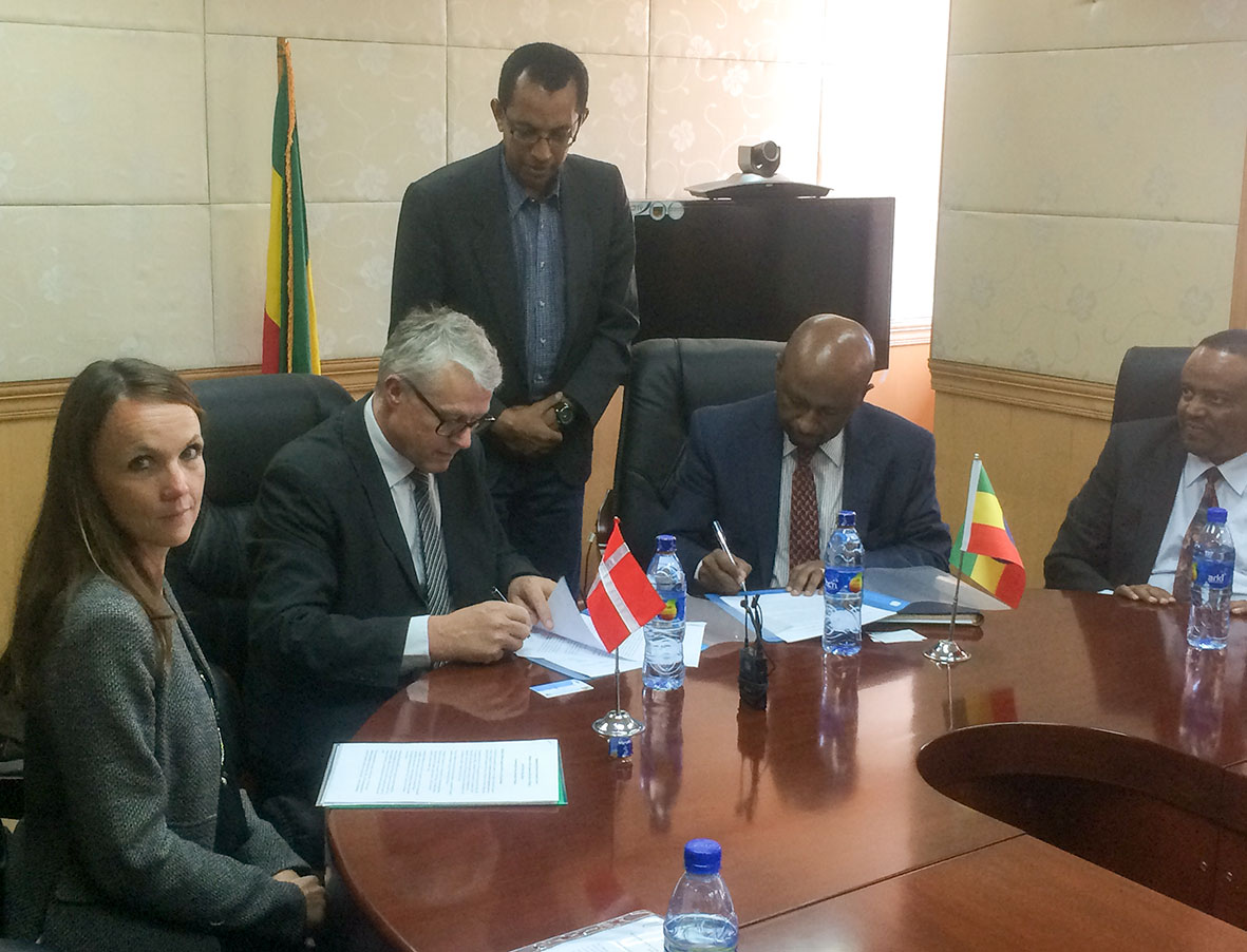 The Danish Energy Agency and The Government of Ethiopia sign the Implementing Partnership Arrangement