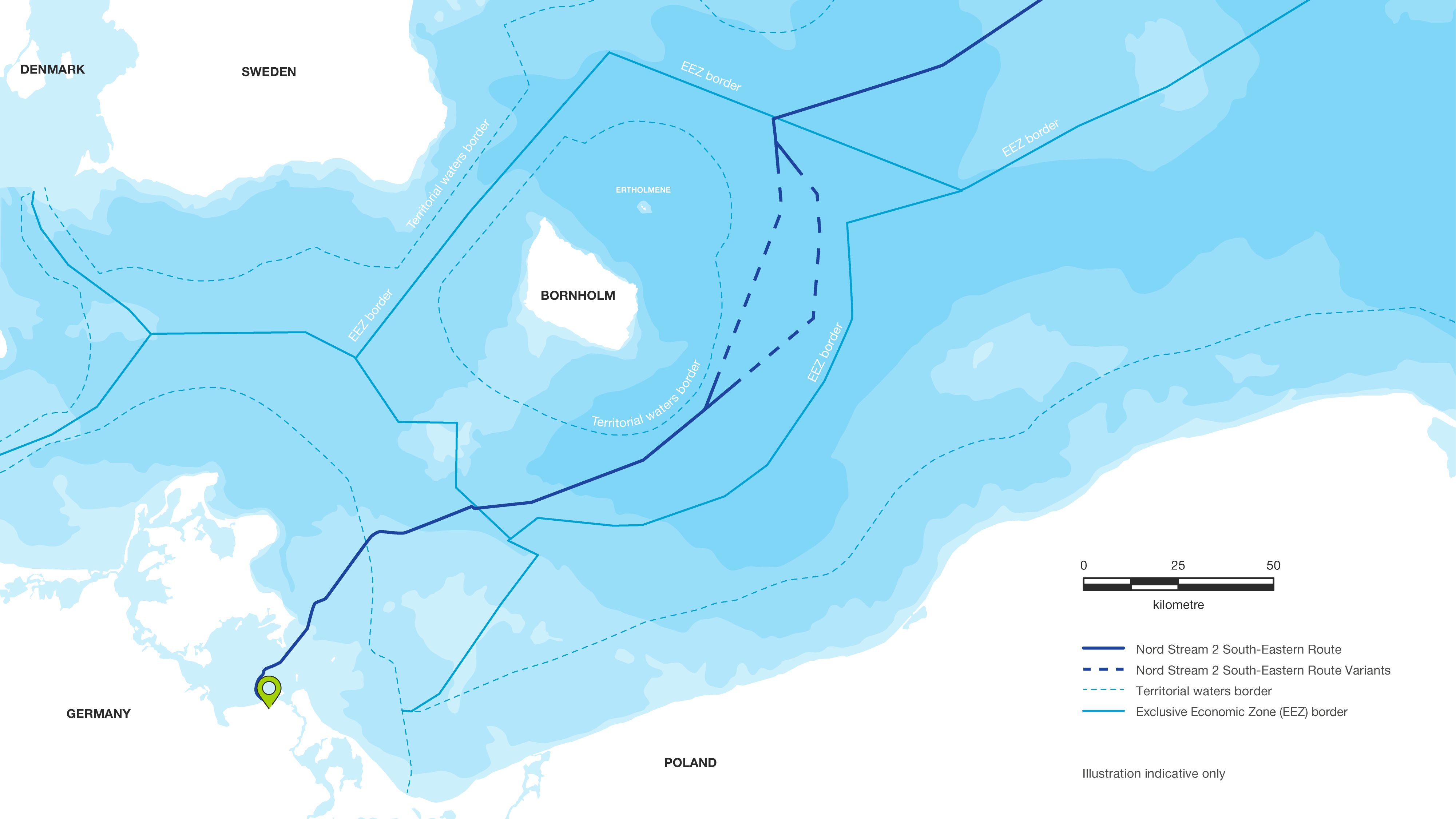 New Nord Stream 2 application for two southern route options