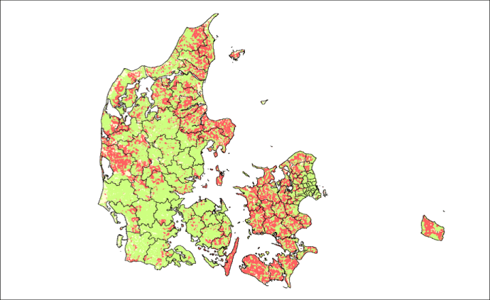 Bredbåndskortlægning 2017: Bedre kortlægning i tyndt befolkede områder