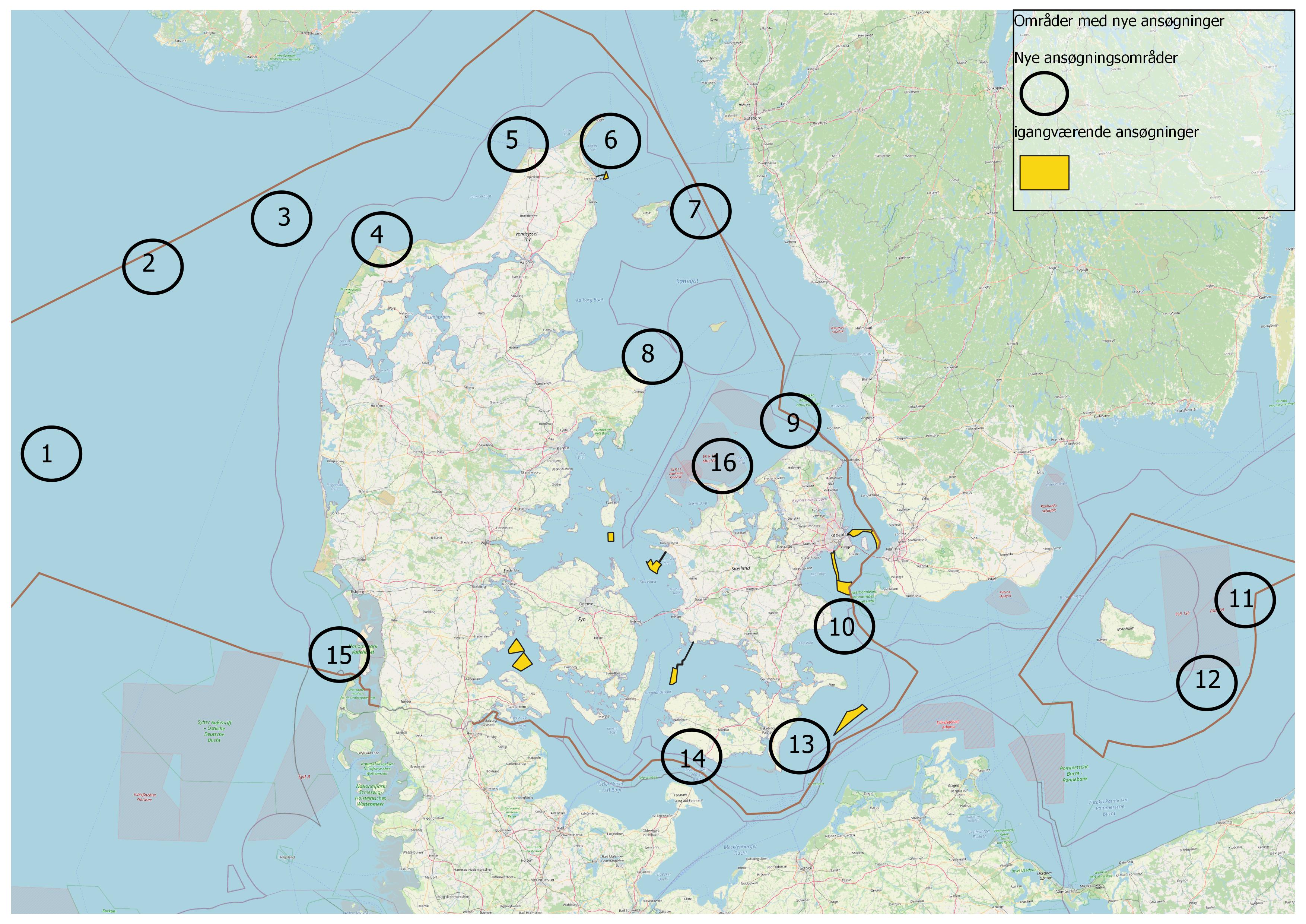 Illustration: Overblik over nye Åben Dør ansøgninger.