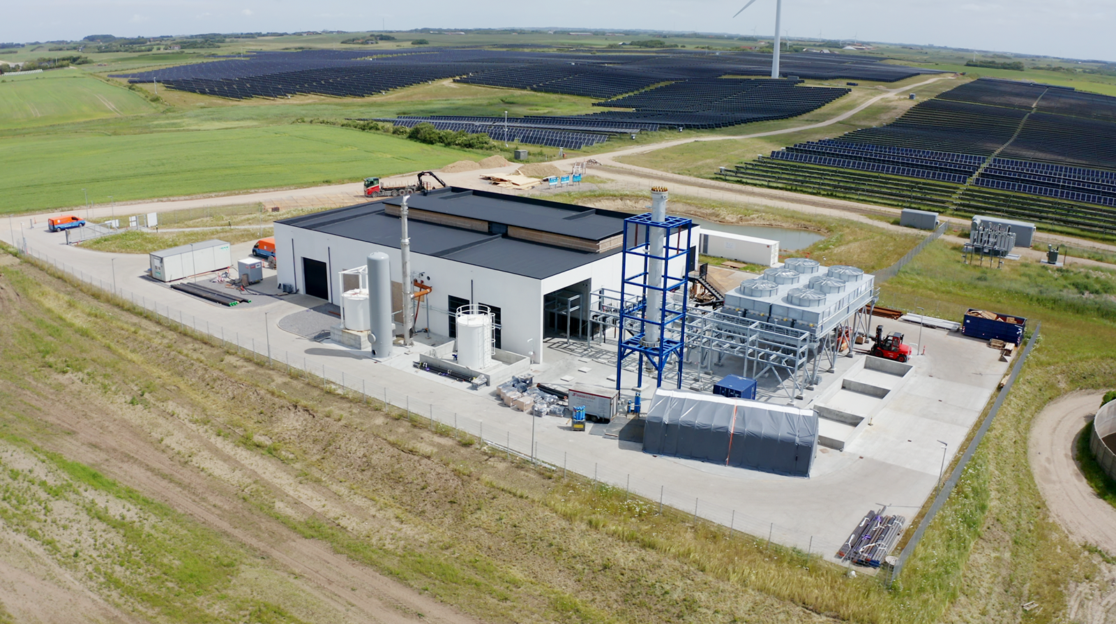 Foto: Skovgaard Energy. Det tidligere EUDP-støttede dynamiske ammoniakanlæg REDDAP skal nu levere brændstoffet i et nyt EUDP-projekt, der vil udvikle en 100 % ammoniakdreven motor til skibsfarten.