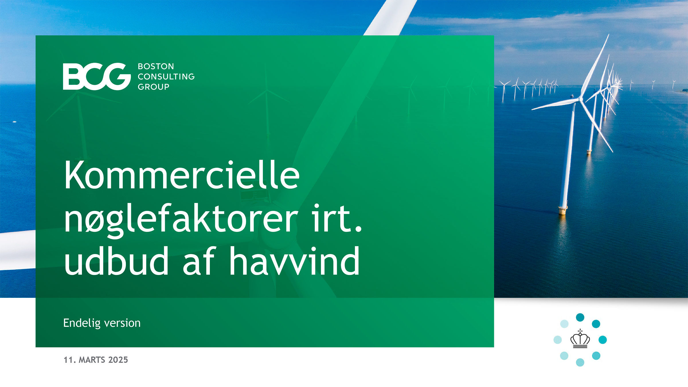 Illustration: BCG's rapport ”Kommercielle nøglefaktorer i relation til udbud af havvind”.