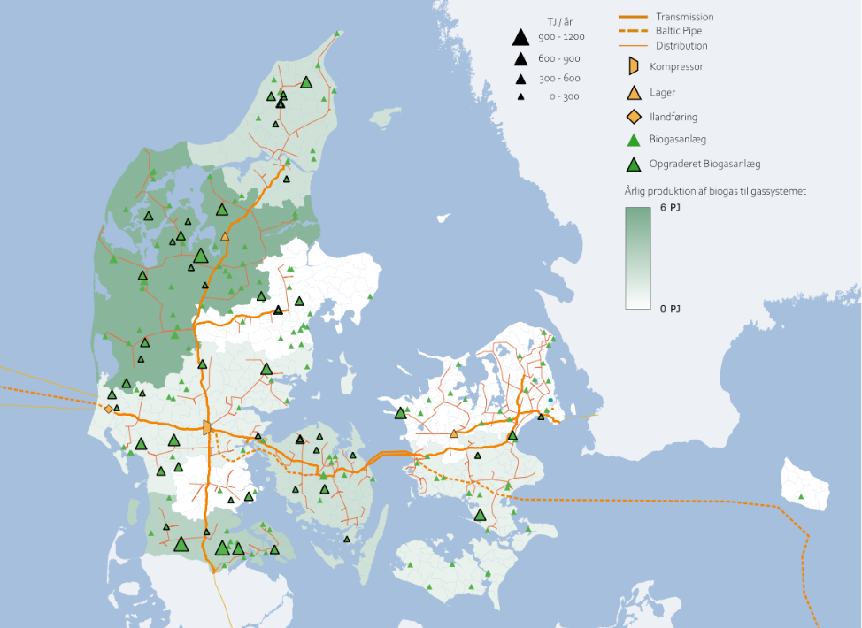 Det danske gassystem anno 2021