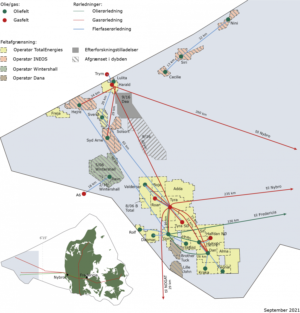 Figur over godkendelsen af udbygningsplanen for Solsort feltet