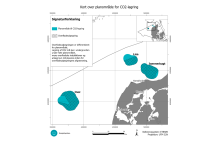 Illustration: Kort over planområde for CO2 lagring.