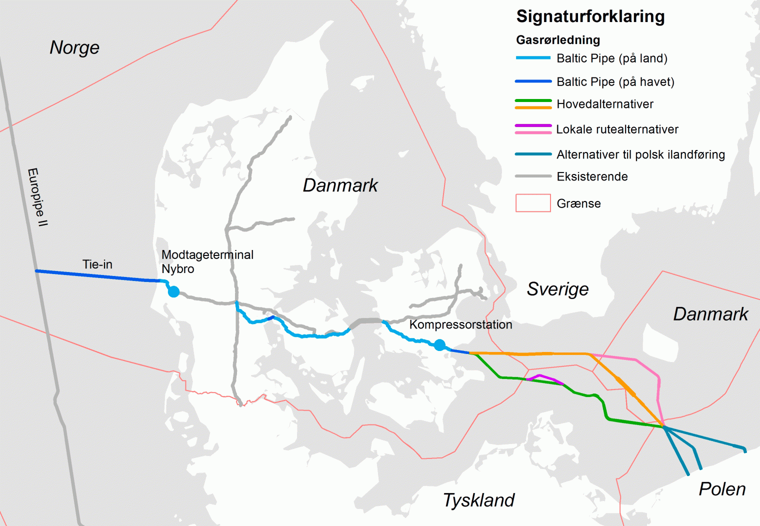 Energistyrelsen indkalder til høring om Baltic Pipe
