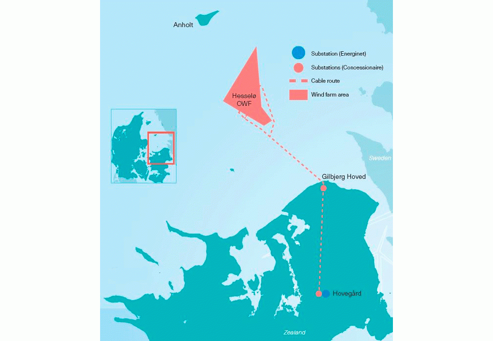 5-week public hearing concerning environmental assessments related to Hesselø Offshore Wind Farm