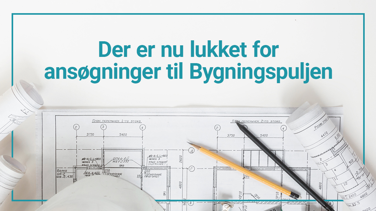 Bygningspuljen lukker for ansøgninger