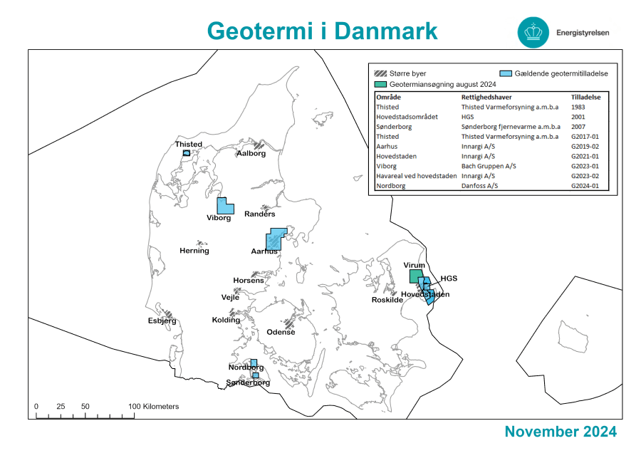 Geotermi i Danmark November 2024