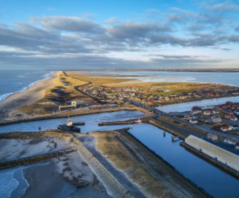 Thor Havvindmøllepark er navngivet efter Thorsminde, som er nærmeste landkending. Foto: Ole Mortensen/RWE